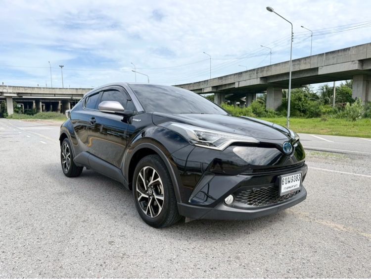 Toyota C-HR 2023 1.8 Hybrid Premium Safety Utility-car ปลั๊กอินไฮบริด (PHEV) ไม่ติดแก๊ส เกียร์อัตโนมัติ ดำ รูปที่ 3