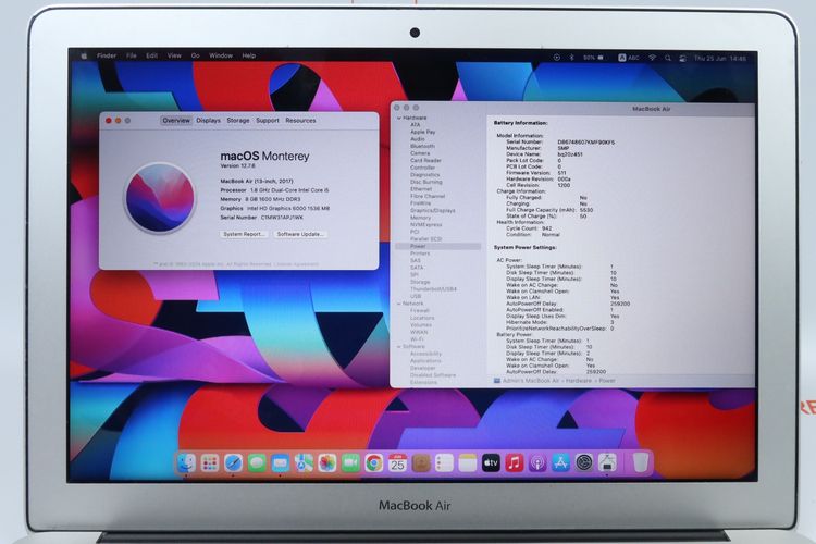 MacBook Air 13" Core i5 2017 8.128GB  รูปที่ 2