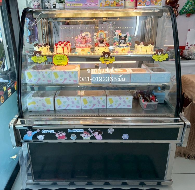 อุปกรณ์เบเกอรี่ ตู้แช่เค้ก กว้าง 120mx90m มือสอง