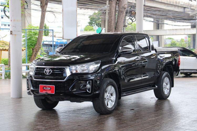 Toyota Hilux Revo 2018 2.4 E Prerunner Pickup ดีเซล ไม่ติดแก๊ส เกียร์อัตโนมัติ ดำ