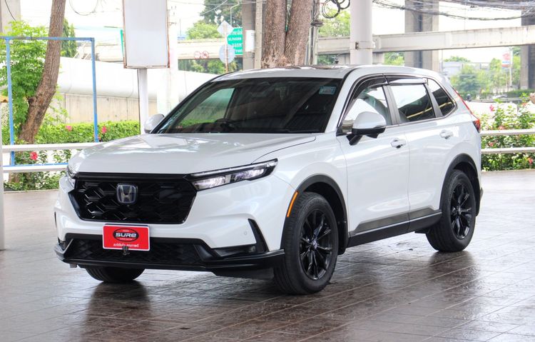 Honda CR-V 2023 2.0 eHEV ES 2WD Utility-car ไฮบริด ไม่ติดแก๊ส เกียร์อัตโนมัติ ขาว