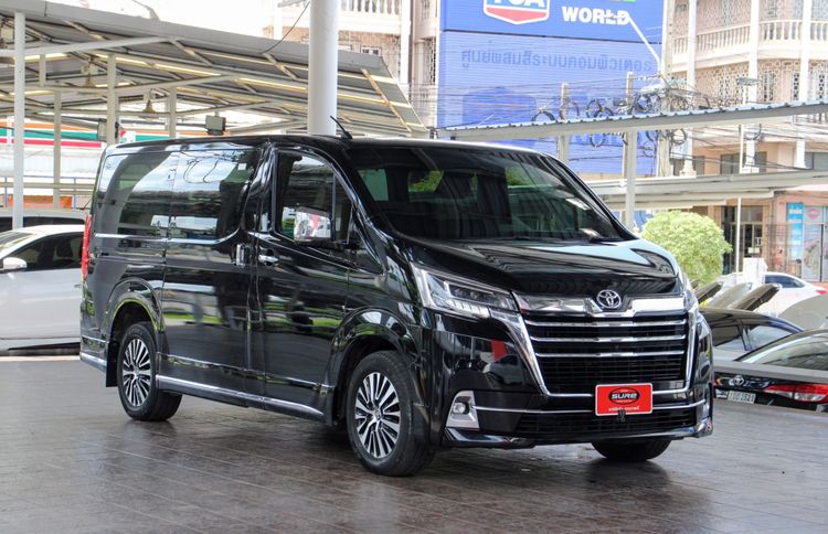 Toyota Majesty 2020 2.8 Premium Van ดีเซล ไม่ติดแก๊ส เกียร์อัตโนมัติ ดำ รูปที่ 3