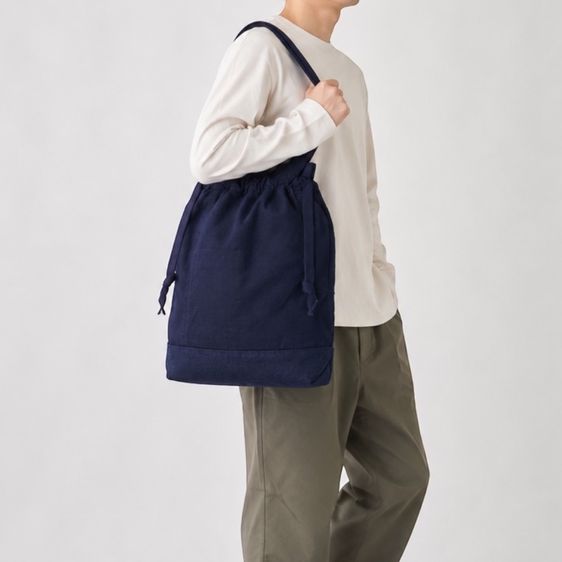 🇯🇵 Blue Blue Japan Indigo Denim Tote – Made in Japan รูปที่ 2