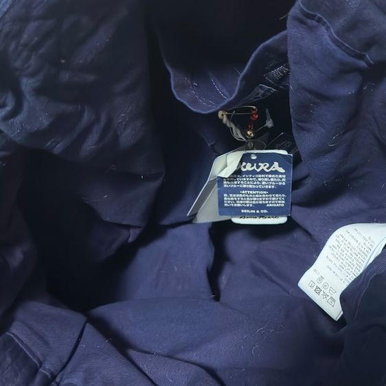 🇯🇵 Blue Blue Japan Indigo Denim Tote – Made in Japan รูปที่ 7