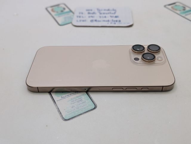 iPhone 16 Pro Max 256 Desert ศูนย์ไทย สภาพสวย อุปกรณ์ครบยกกล่อง ขาดสายชาร์จ สุขภาพแบต 99 ประกันเหลือ 4 เดือน เพียง 31,990 บาท ครับ รูปที่ 6