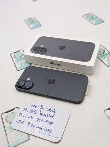 iPhone 17 256 Black ศูนย์ไทย ของใหม่มือ 1 แกะเช็ค ประกันเดิน 2 วัน รอบชาร์จ 0 รอบ สุขภาพแบต 100 เพียง 25,990 บาท ครับ  รูปที่ 2