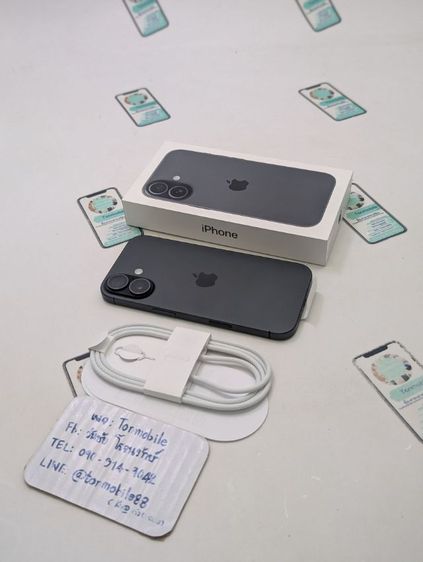 iPhone 17 256 Black ศูนย์ไทย ของใหม่มือ 1 แกะเช็ค ประกันเดิน 2 วัน รอบชาร์จ 0 รอบ สุขภาพแบต 100 เพียง 25,990 บาท ครับ 