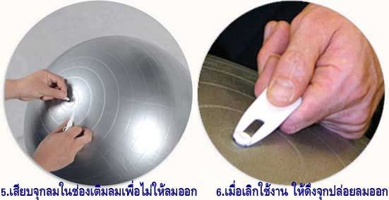 ลูกบอลโยคะ ฟิตบอล ฟิตเนสบอล ช่วยให้คุณมีรูปร่าง เพรียว ฟิต เฟิร์ม เพียง 190 รูปที่ 4