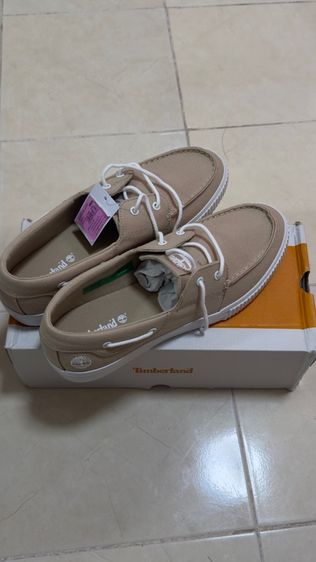 น้ำตาล ผ้าใบ รองเท้าแบบสวมและโลฟเฟอร์ UK 11 | EU 46 | US 11.5 รองเท้า timberland ใหม่ ใส่สวย