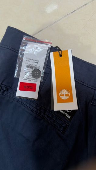 กางเกงขายาว Timberland Slim Fit สี Navy เอว W36 L32  รูปที่ 2