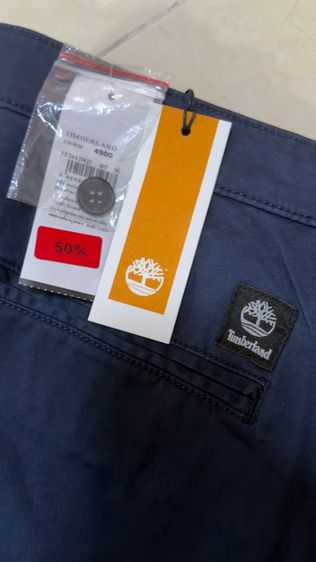 กางเกงขายาว Timberland Slim Fit สี Navy เอว W36 L32  รูปที่ 3