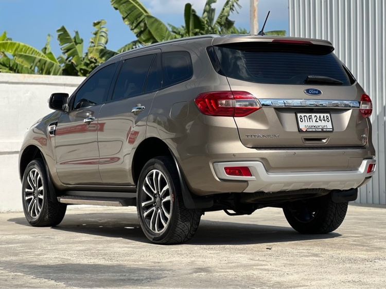 Ford Everest 2018 2.0 Bi-Turbo Titanium+ 4WD Utility-car ดีเซล ไม่ติดแก๊ส เกียร์อัตโนมัติ น้ำตาล รูปที่ 4
