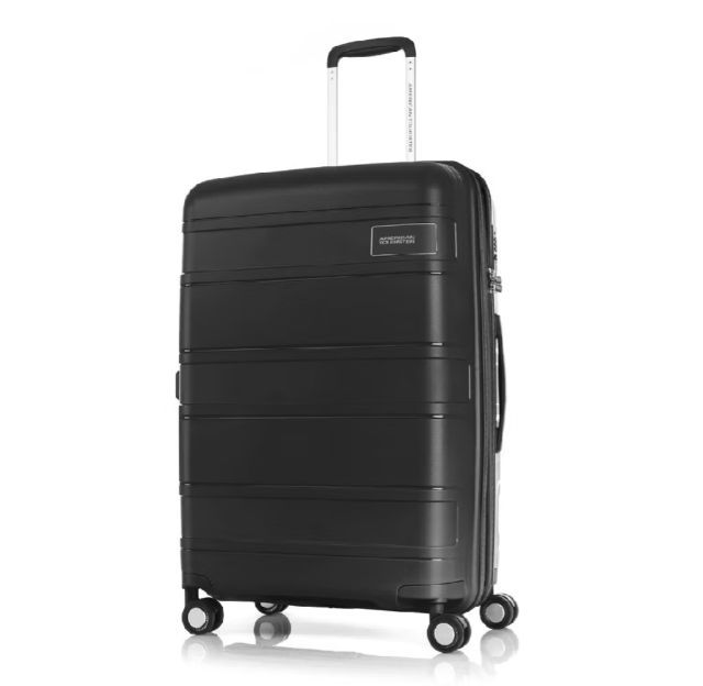 ไม่ระบุ ดำ พลาสติก เอบีเอส American Tourister กระเป๋าเดินทาง ขนาดใหญ่