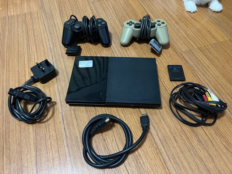 Sony เครื่องเกมส์โซนี่ เพลย์สเตชั่น PS2 (Playstation 2) เชื่อมต่อไร้สายไม่ได้ PlayStation 2