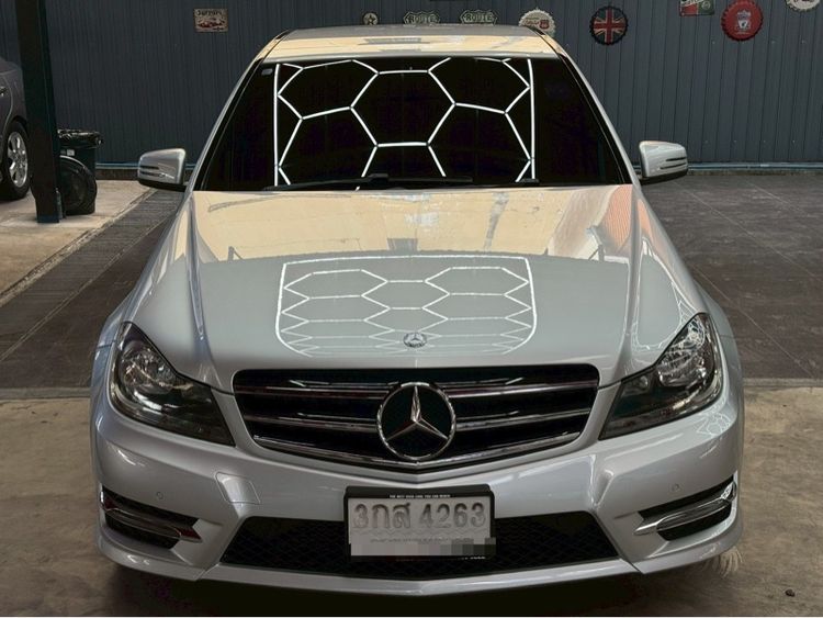 รถ Mercedes-Benz C-Class C200 สี เทา