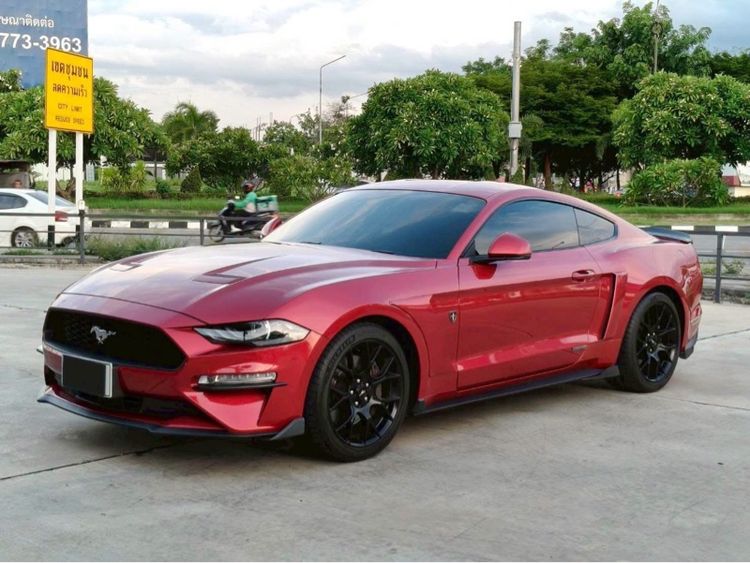 รถ Ford Mustang 2.3 Ecoboost High Performance สี แดง