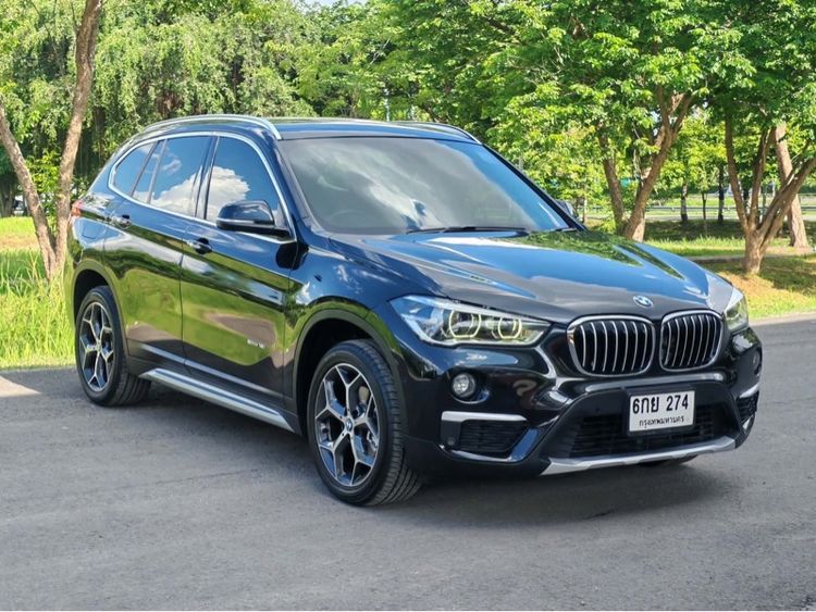 BMW X1 2017 1.5 sDrive18i xLine Utility-car เบนซิน ไม่ติดแก๊ส เกียร์อัตโนมัติ ดำ รูปที่ 4