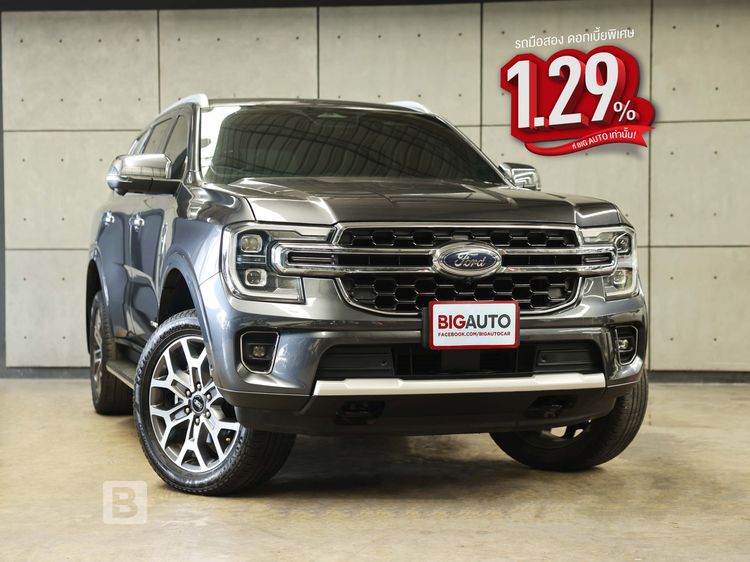 รถ Ford Everest 2.0 Bi-Turbo Titanium+ 4WD สี เทา