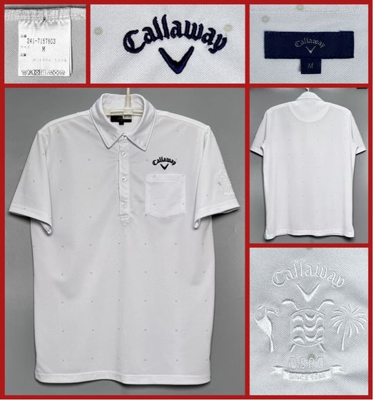 ⚠️โลโก้เด่น‼️เสื้อโปโล Callaway ของแท้ แบรนด์ Golf ชั้นนำราคาแพง