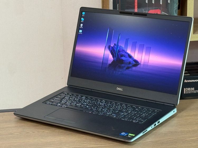 Dell Precision 7760 Mobile WorkStation i7-11850H SSD512GB RAM32GB Quadro RTX A3000 (6GB GDDR6)Win11Pro สินค้ามือสอง งานตัดต่อ ระดับมืออาชีพ รูปที่ 2