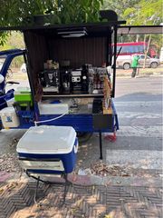 รถ  food truck  สามล้อร้านกาแฟพร้อมอุปกรณ์ทั้งหมด