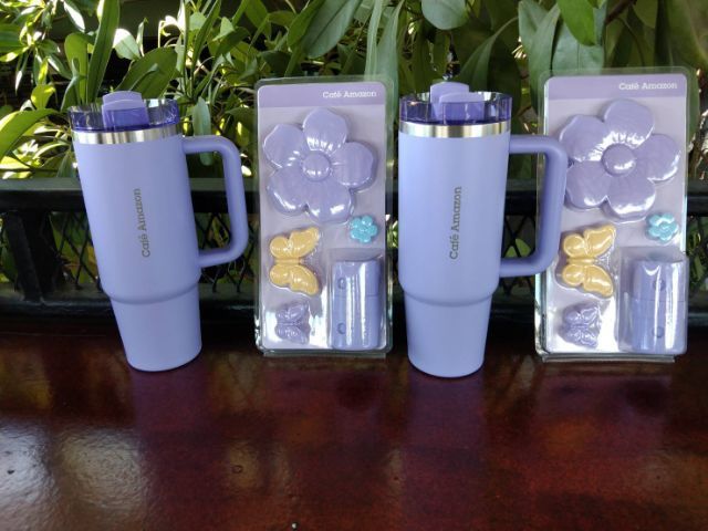 แก้วอเมซอน BLOSSOM BREEZE TUMBLER สีม่วง สินค้าใหม่ มือ1 ส่งฟรี