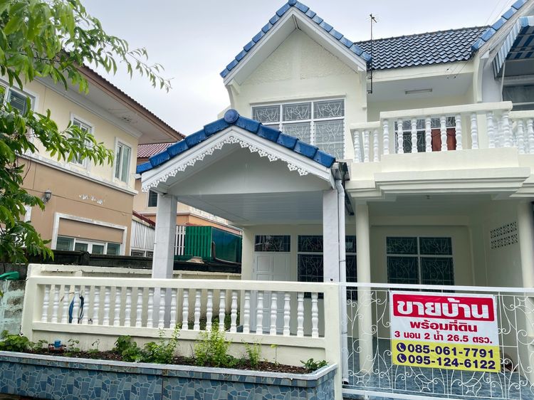 ขายด่วนมาก ทาวเฮ้าส์ 3 นอน 2 น้ำ 26.5 ตรว. หลังริม เจ้าของขายเอง รีโนเวทเรียบร้อยพร้อมเข้าอยู่ รูปที่ 2