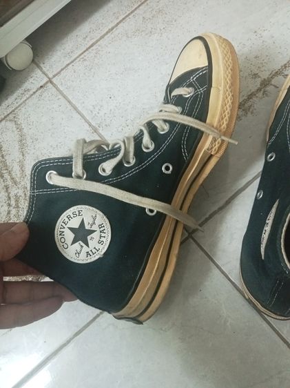 รองเท้าผ้าใบ ผ้าใบ UK 7.5 | EU 41 1/3 | US 8 ดำ รองเท้าหุ้มข้อ converse
