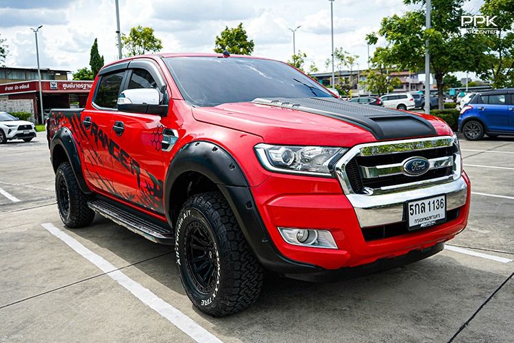 Ford Ranger 2016 2.2 Hi-Rider XLT Pickup ดีเซล ไม่ติดแก๊ส เกียร์อัตโนมัติ แดง รูปที่ 3