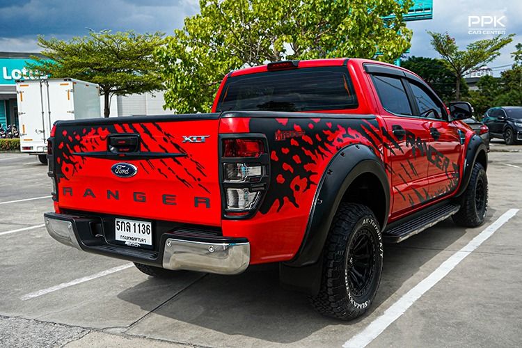 Ford Ranger 2016 2.2 Hi-Rider XLT Pickup ดีเซล ไม่ติดแก๊ส เกียร์อัตโนมัติ แดง รูปที่ 4