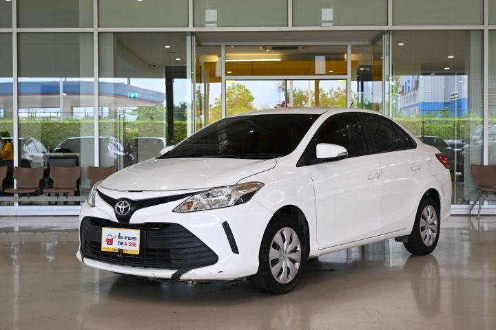 Toyota Vios 2017 1.5 J Sedan เบนซิน ไม่ติดแก๊ส เกียร์อัตโนมัติ ขาว รูปที่ 3