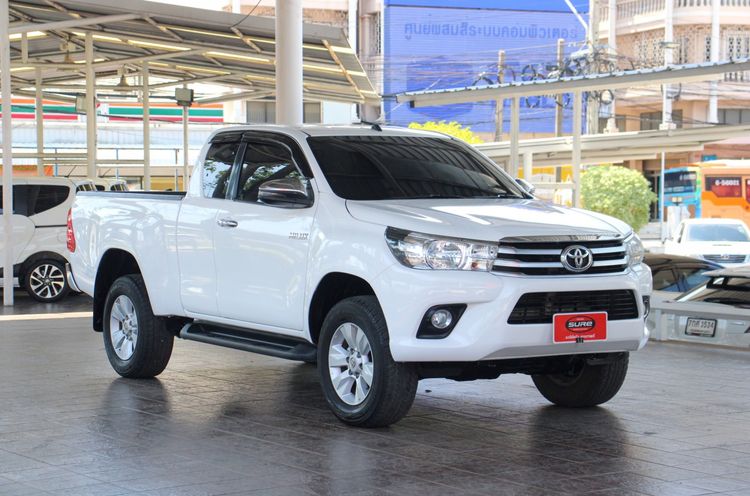 Toyota Hilux Revo 2017 2.4 E Prerunner Pickup ดีเซล ไม่ติดแก๊ส เกียร์อัตโนมัติ ขาว รูปที่ 3