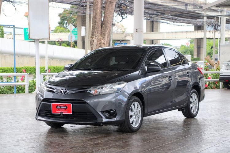 Toyota Vios 2014 1.5 E Sedan เบนซิน ไม่ติดแก๊ส เกียร์อัตโนมัติ เทา