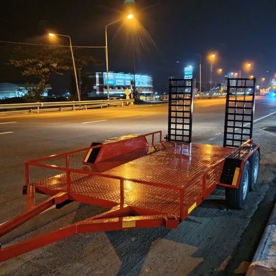 รถลากพ่วงขนย้ายรถเกี่ยวข้าวdc6870ขนย้ายรถแบล็คโฮเล็ก รูปที่ 5