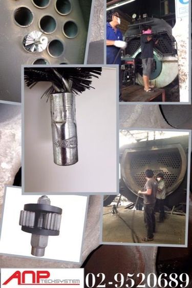 แปรงแยงเขม่า Boiler แปรงแยงเขม่าในท่อไฟ หัวขัด แปรงแยงจุ๊บ รูปที่ 8