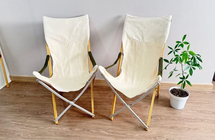 เก้าอี้แค้มป์ เก้าอี้แคมป์ปิ้ง Snow Peak Take Bamboo Chair Long TR  