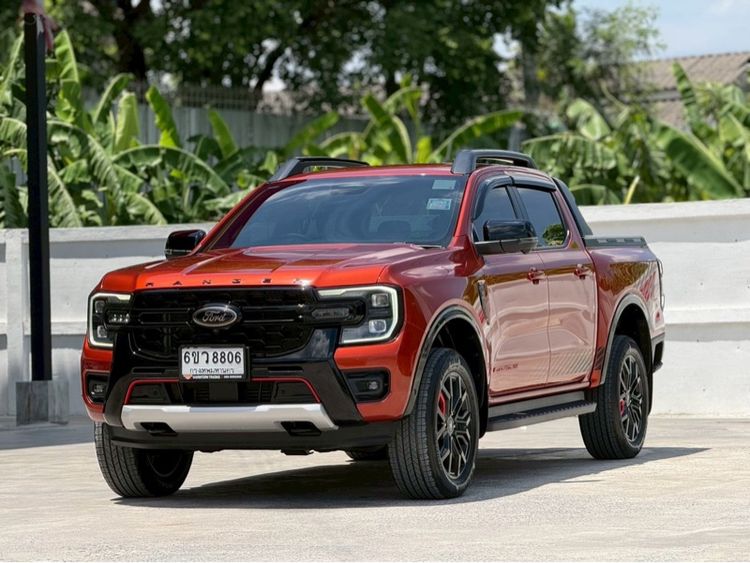 รถ Ford Ranger 2.0 Bi-Turbo Hi-Rider Storntrak สี ส้ม