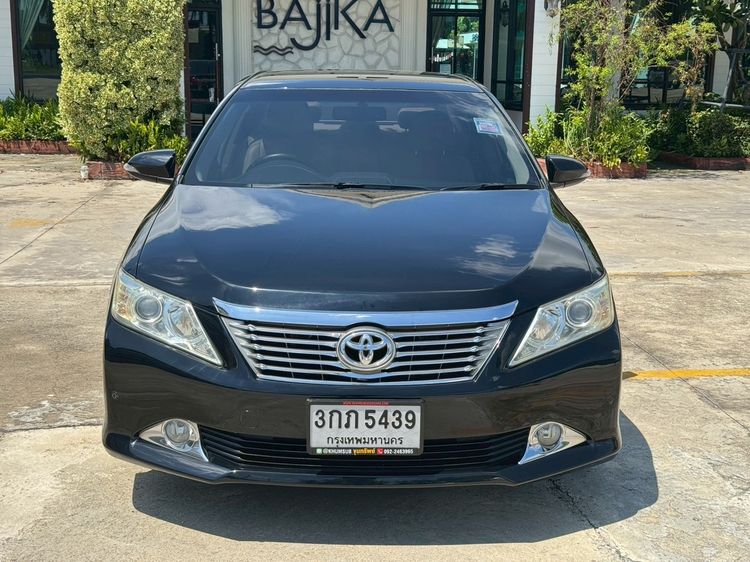 Toyota Camry 2012 2.5 G Sedan เบนซิน ไม่ติดแก๊ส เกียร์อัตโนมัติ ดำ รูปที่ 2