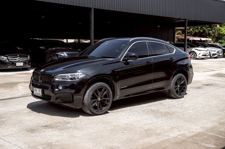 รถ BMW X6 3.0 xDrive30d M Sport สี ดำ