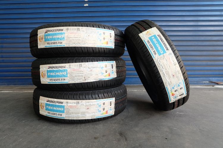 🏆 ยางใหม่ Bridgestone รุ่น Techno ขนาด 195 65R15 ปี25