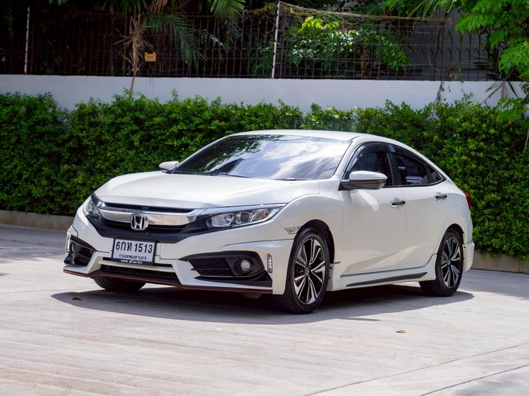 Honda Civic 2017 1.5 Turbo Sedan เบนซิน ไม่ติดแก๊ส เกียร์อัตโนมัติ ขาว รูปที่ 3