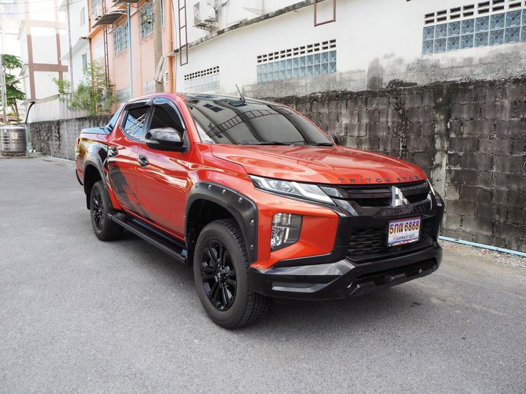 รถ Mitsubishi Triton 2.4 GT Plus ATHLETE สี ส้ม