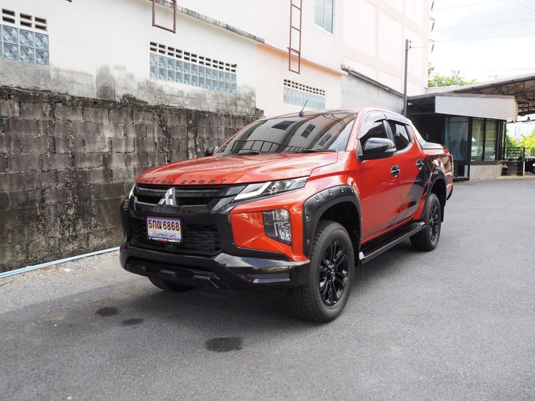 Mitsubishi Triton 2022 2.4 GT Plus ATHLETE Pickup ดีเซล ไม่ติดแก๊ส เกียร์อัตโนมัติ ส้ม รูปที่ 3