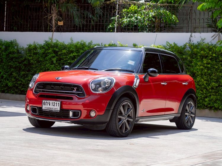 Mini COUNTRYMAN 2017 2.0 SD ALL4 4WD Sedan ดีเซล ไม่ติดแก๊ส เกียร์อัตโนมัติ แดง รูปที่ 3