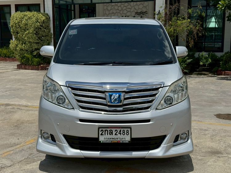 Toyota Alphard 2013 2.4 Hybrid E-Four 4WD Utility-car ไฮบริด ไม่ติดแก๊ส เกียร์อัตโนมัติ บรอนซ์เงิน รูปที่ 2