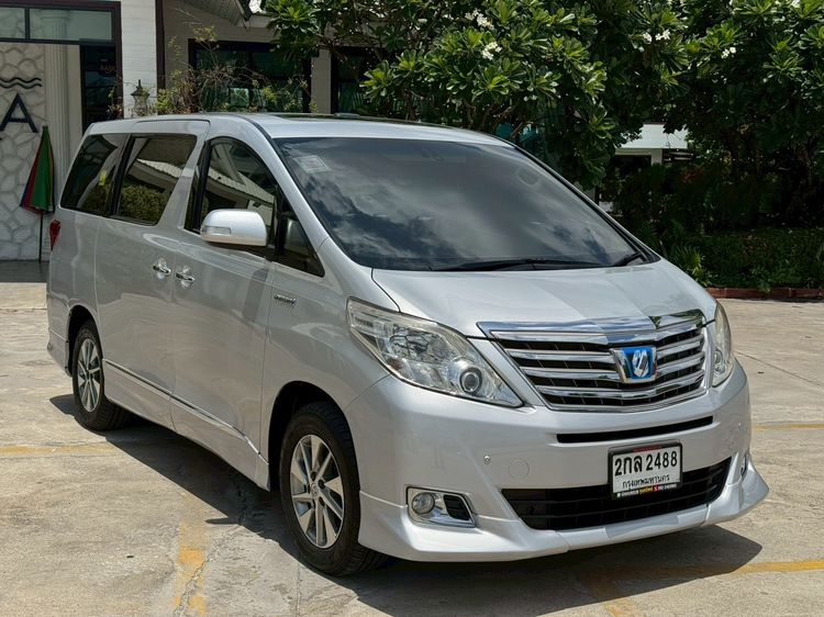 Toyota Alphard 2013 2.4 Hybrid E-Four 4WD Utility-car ไฮบริด ไม่ติดแก๊ส เกียร์อัตโนมัติ บรอนซ์เงิน รูปที่ 3