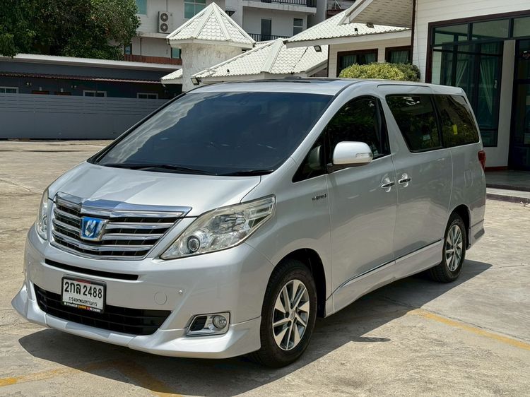 รถ Toyota Alphard 2.4 Hybrid E-Four 4WD สี บรอนซ์เงิน