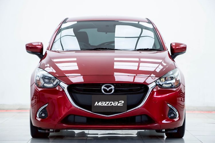 Mazda Mazda 2 2018 1.3 High Connect Sedan เบนซิน ไม่ติดแก๊ส เกียร์อัตโนมัติ แดง รูปที่ 4