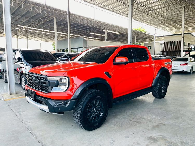 รถ Ford Ranger Raptor 3.0 4WD สี ส้ม