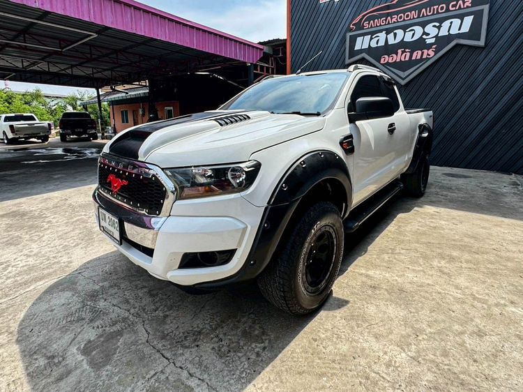 Ford Ranger 2018 2.2 Hi-Rider XL Plus Pickup ดีเซล ไม่ติดแก๊ส เกียร์ธรรมดา ขาว